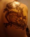 chinese dragon pics tattoo on left shoulder blade